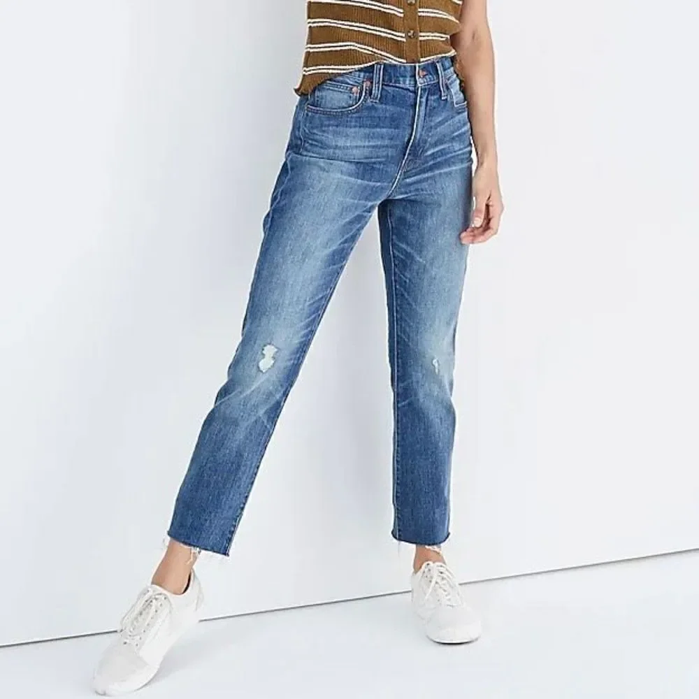 Madewell High Rise Slim Boyjean